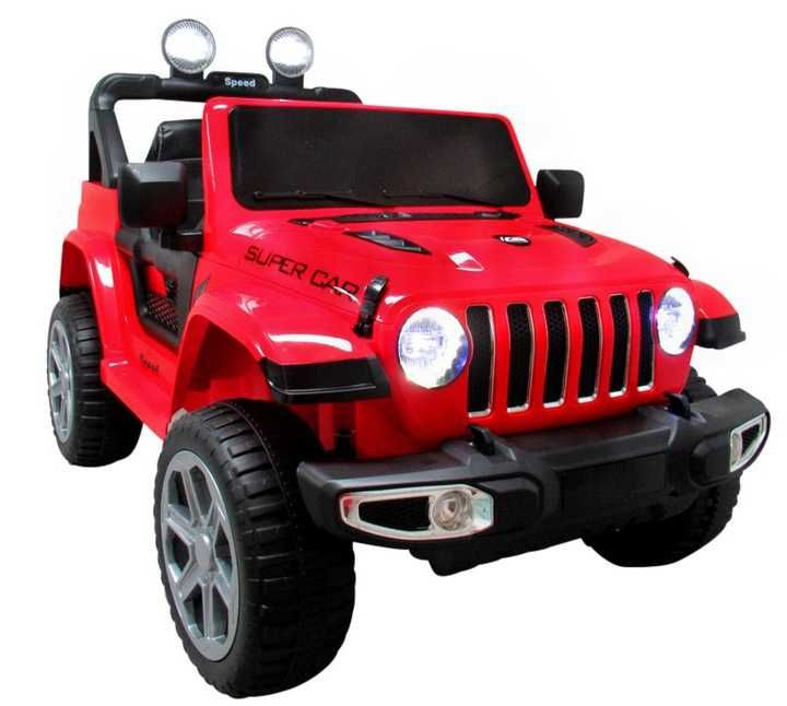 DUŻY JEEP 938 4x4 Auto na akumulator BUJAK miękki fotel, 4x35W 126cm