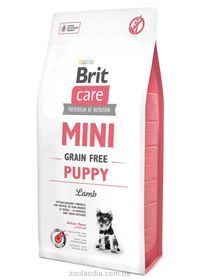 Brit Care Mini Grain Free Puppy Lamb 2кг