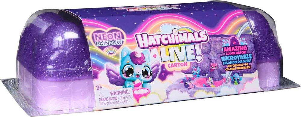 Ігровий набір Хетчімалс Аліве Hatchimals Alive Rainbow Splash Egg