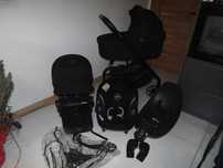 Cybex balios s lux 2.0 Moon Black 3w1 Nowa tapicerka ,kółka ,kosz