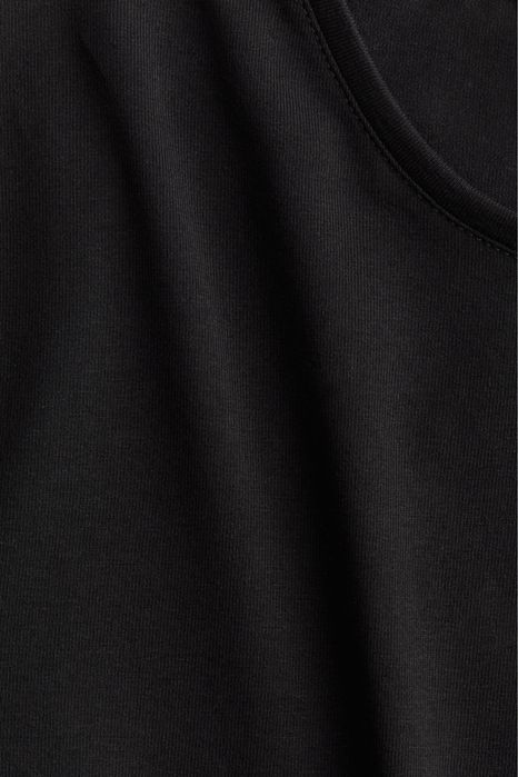 Базовий лонг лонгслів h&m білий чорний XS S M