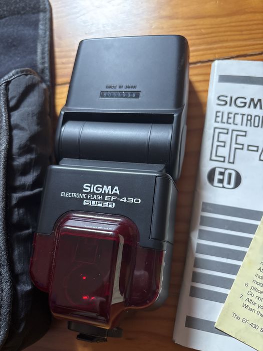 Flash Sigma EF-430EO Super para Canon
