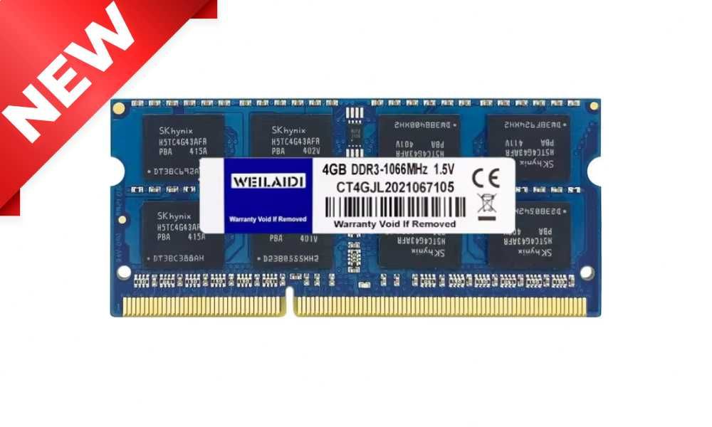 PAMIĘĆ LAPTOPA 2x4GB DDR3 1066 MHZ CL7 204 PIN 1,5V Nowa z Gwarancją !