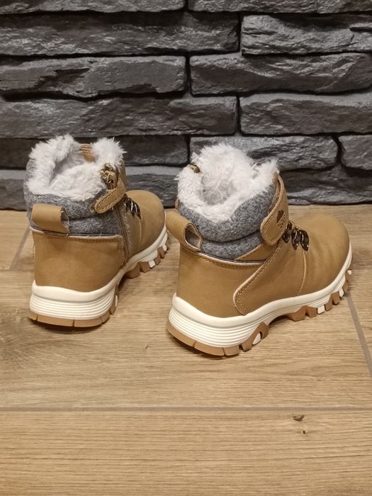 Buty zimowe chłopięce ocieplane, kozaki Cool Club rozmiar 27