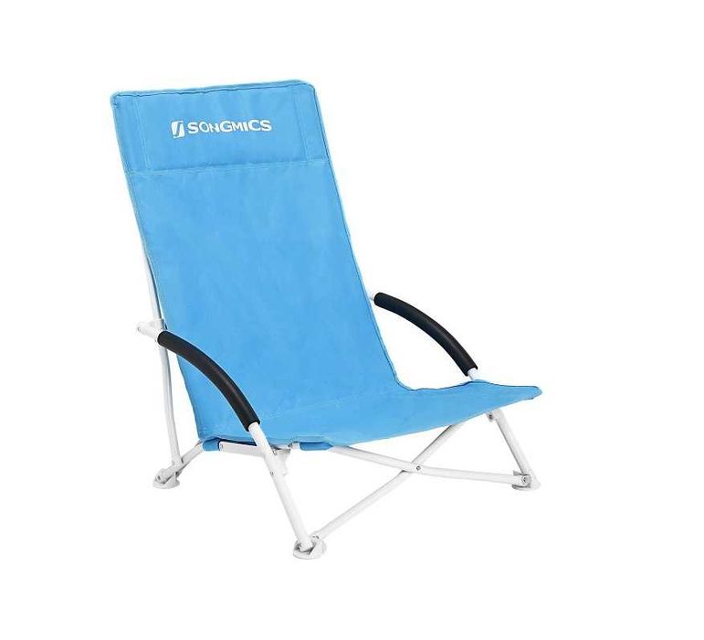 крісло  портативний пляжний стілець SONGMICS, з високою спинкою,