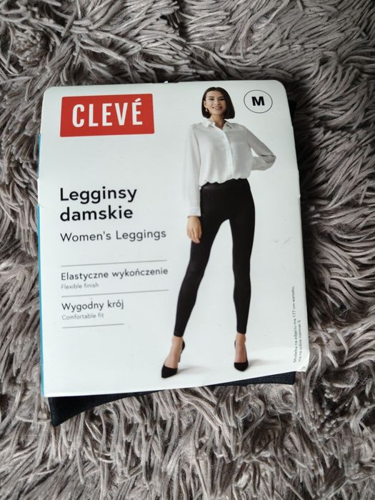 Leginsy damskie Cleve połysk rozmiar M