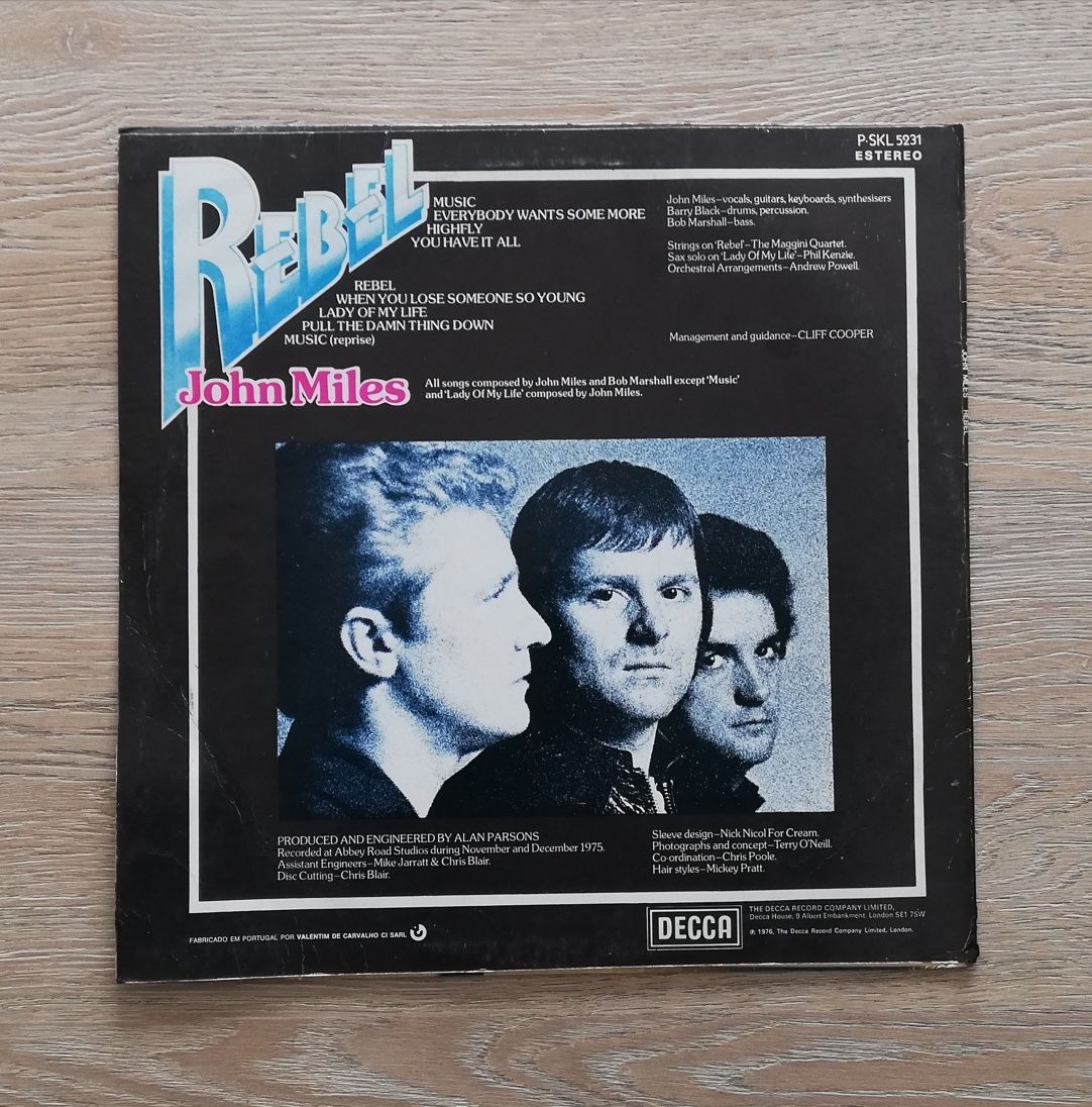John Miles : rebel   LP