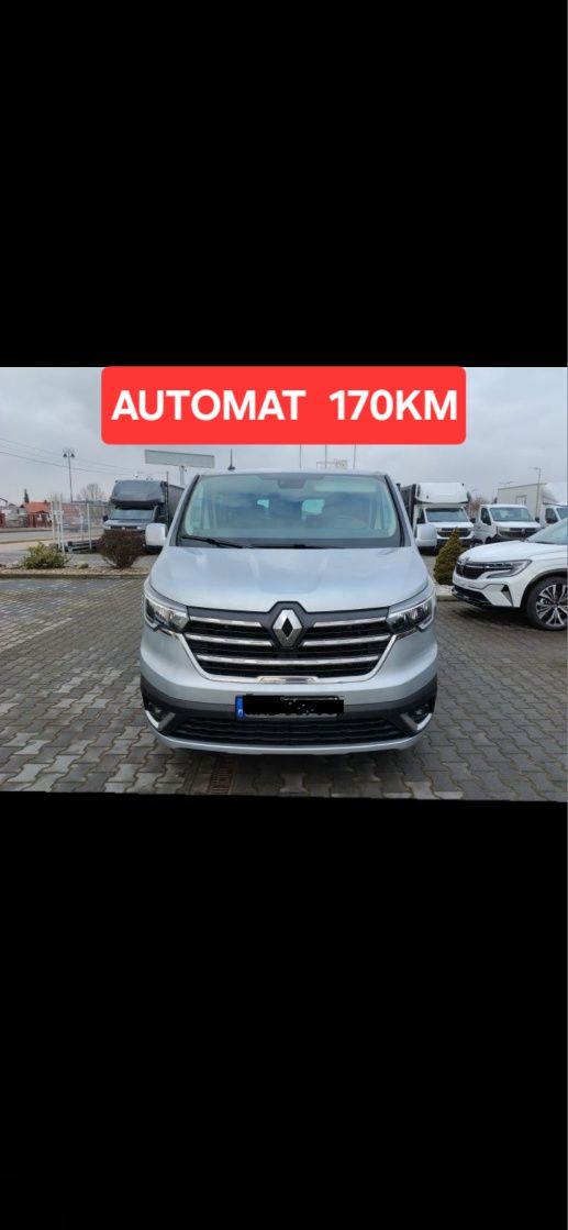 WOLNY TERMIN NA LipiecWynajem busa busów AUTOMAT Renault Trafic 9os. L