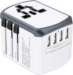 Uniwersalny adapter podróżny z USB i AC adapter podróżny