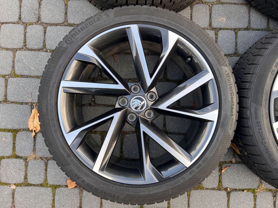 Koła ZIMA Skoda Kodiaq VW Seat 20” 5x112 8J ET41 Continental 235/45/20