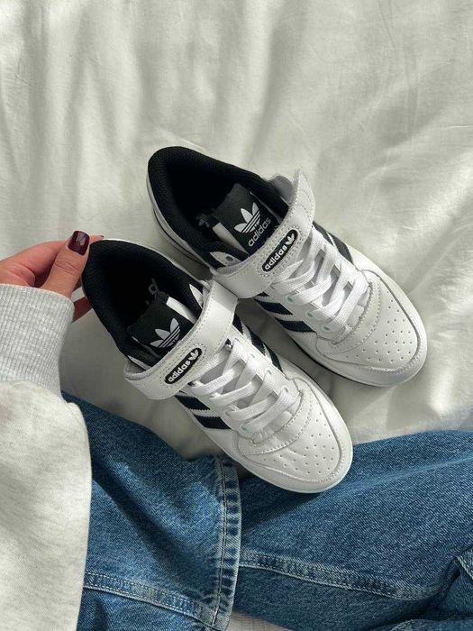 Adidas Forum 84 Low White Black, адідас форум кеди, адідас форум 84