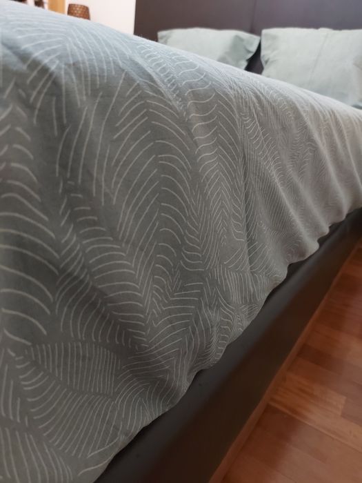 Capa de edredão e almofadas