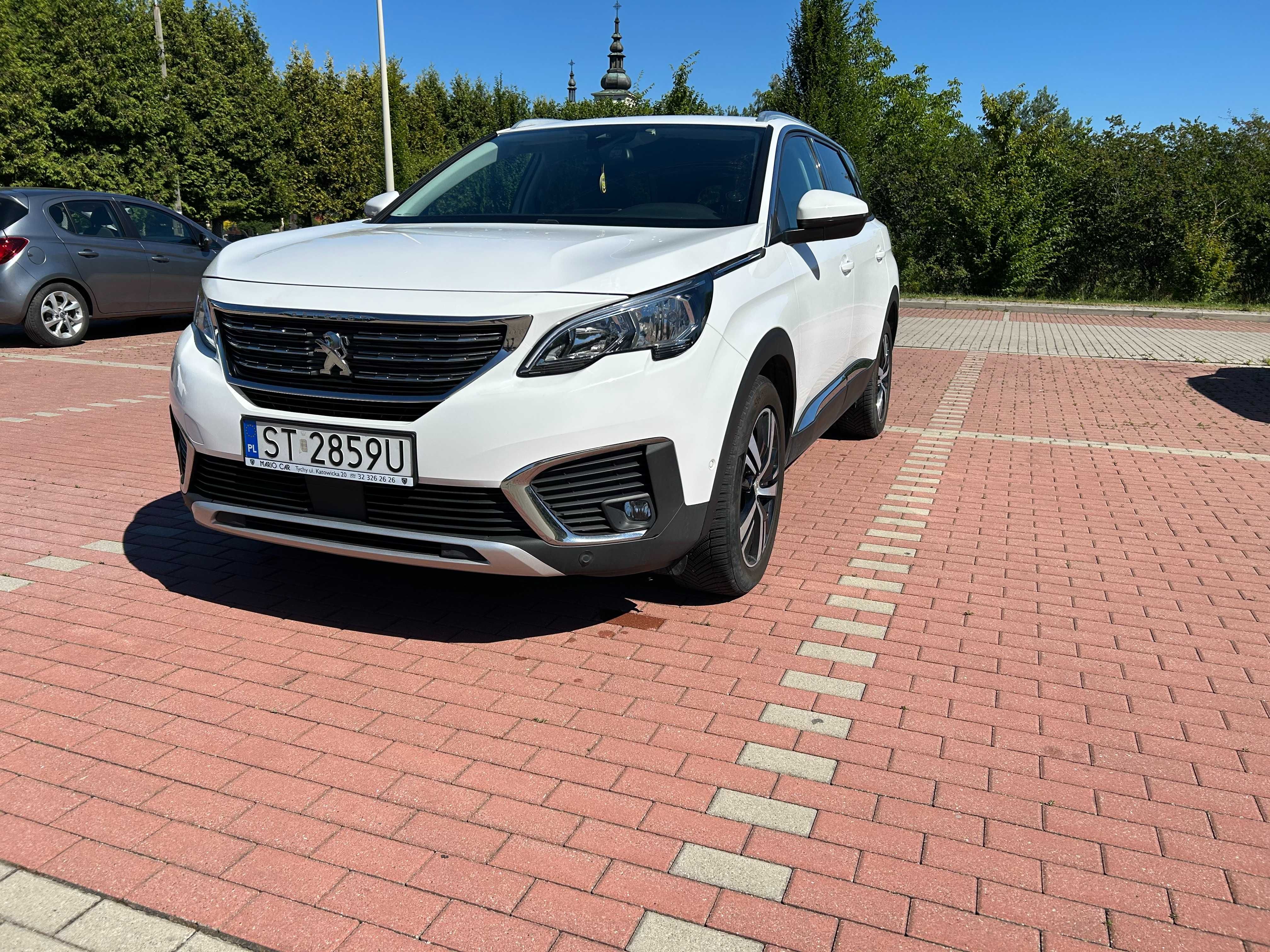 Peugeot 5008 1.5 BlueHDI Allure 7os. 2018r. Uszkodzony silnik Odpala