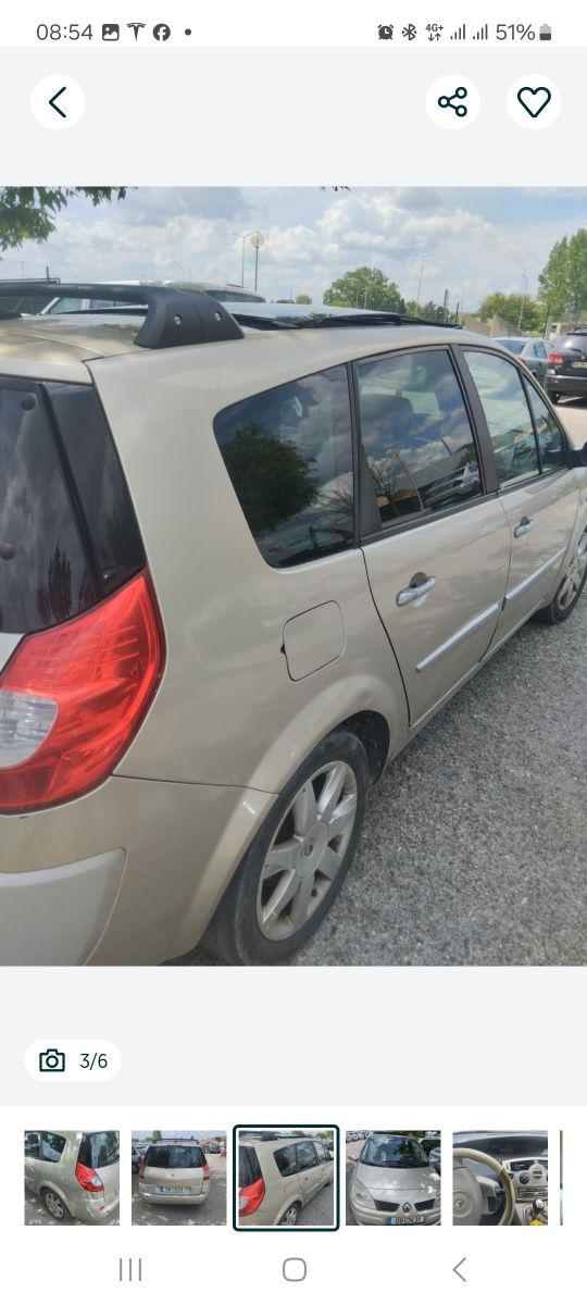 Grand senic 2.0dci troco