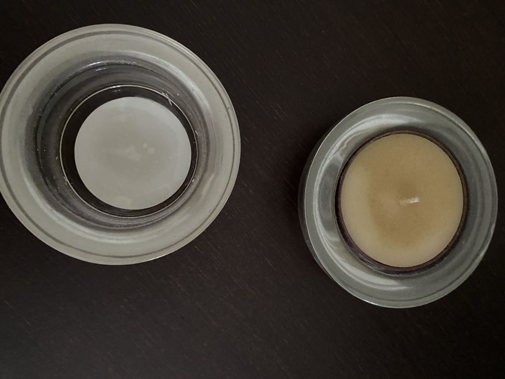 Porta velas vidro