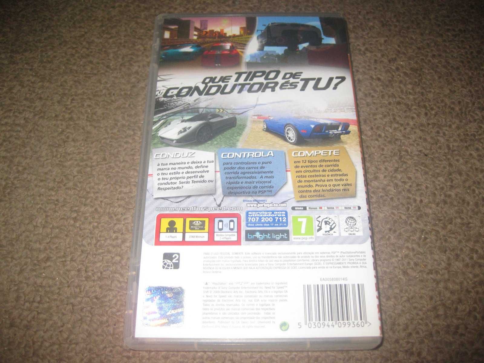 Jogo PSP "Need For Speed: Shift" Completo!