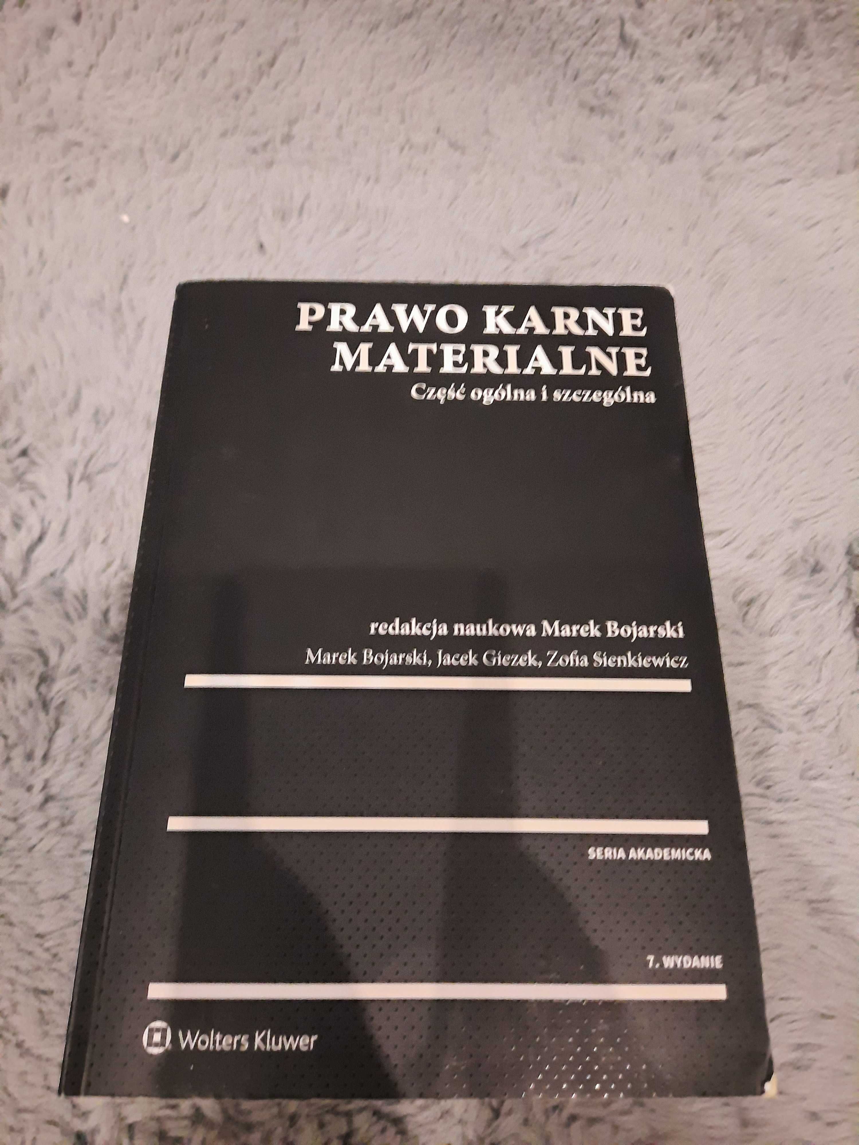 Książka Prawo Karne i Materialne Bojarski, część ogólna i szczególna