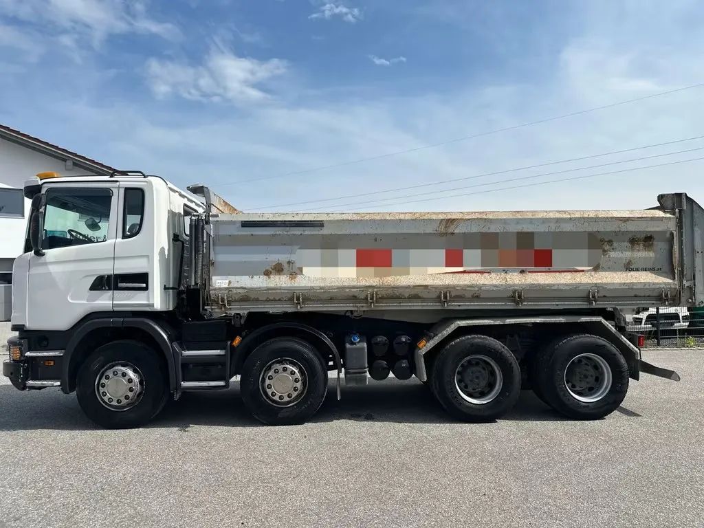 Scania G450 8x4 / Trójstronna Wywrotka / 1. właściciel / 2016 / Półautomat/Bordmatik