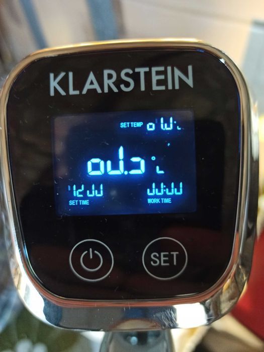 Cyrkulator sous vide Klarstein srebrny uszkodzony wyświetlaczL240