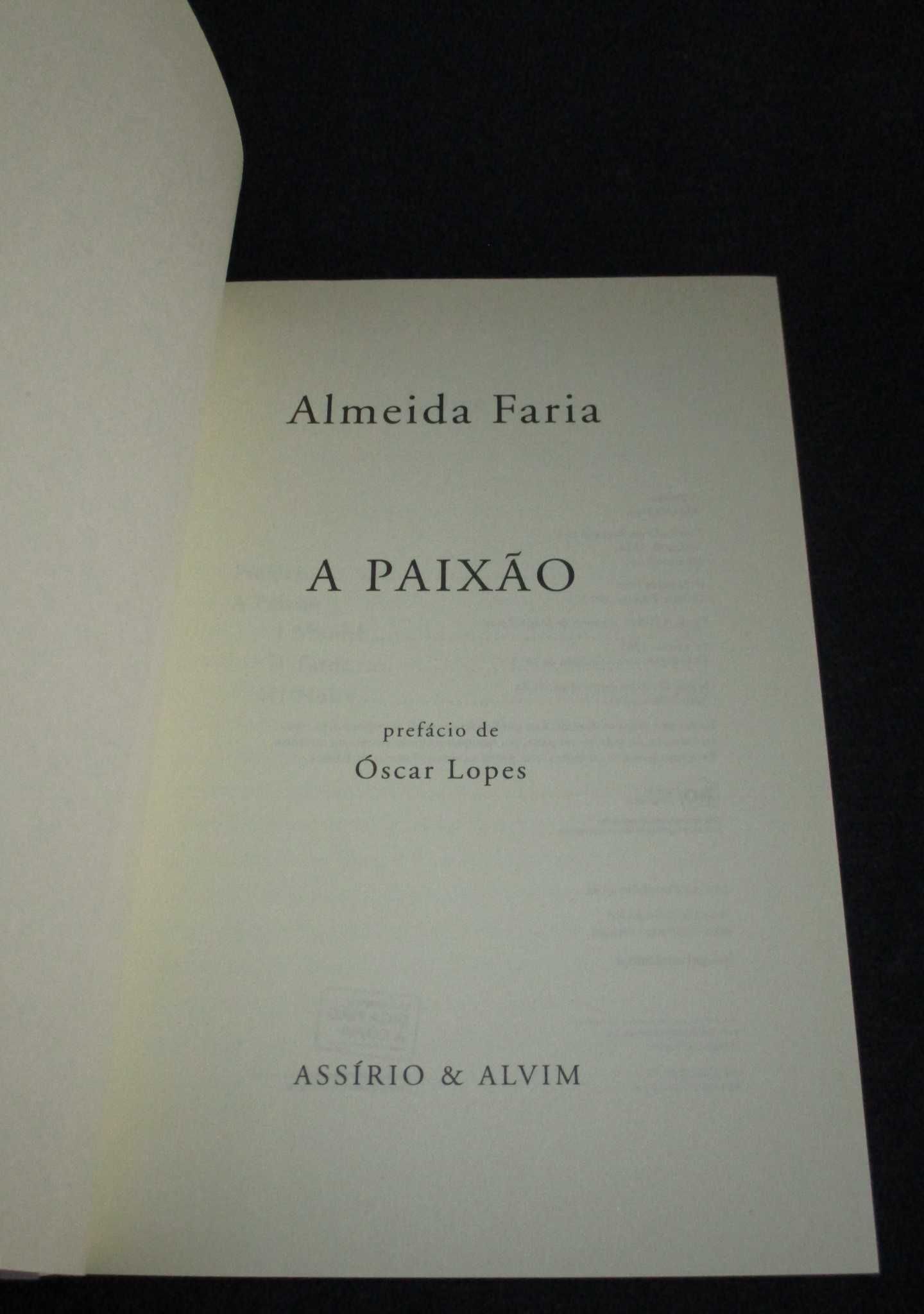 Livro A Paixão Almeida Faria