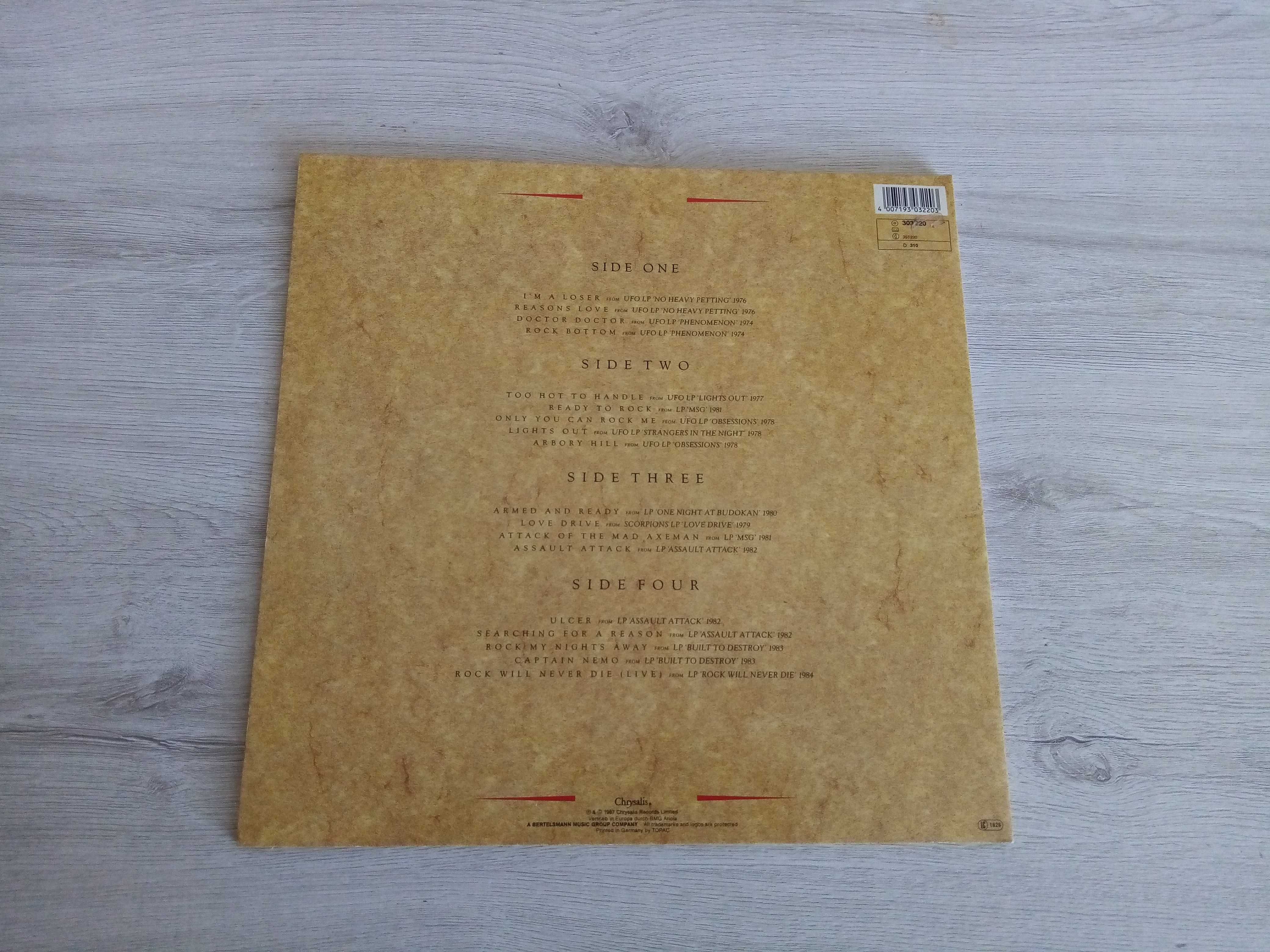 Michael Schenker  Portfolio  2xLP  WINYL  EX/EX