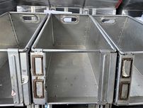 Pojemnik Kosz Kuweta Skrzynka Metalowy Aluminiowy Magazynowy Transport