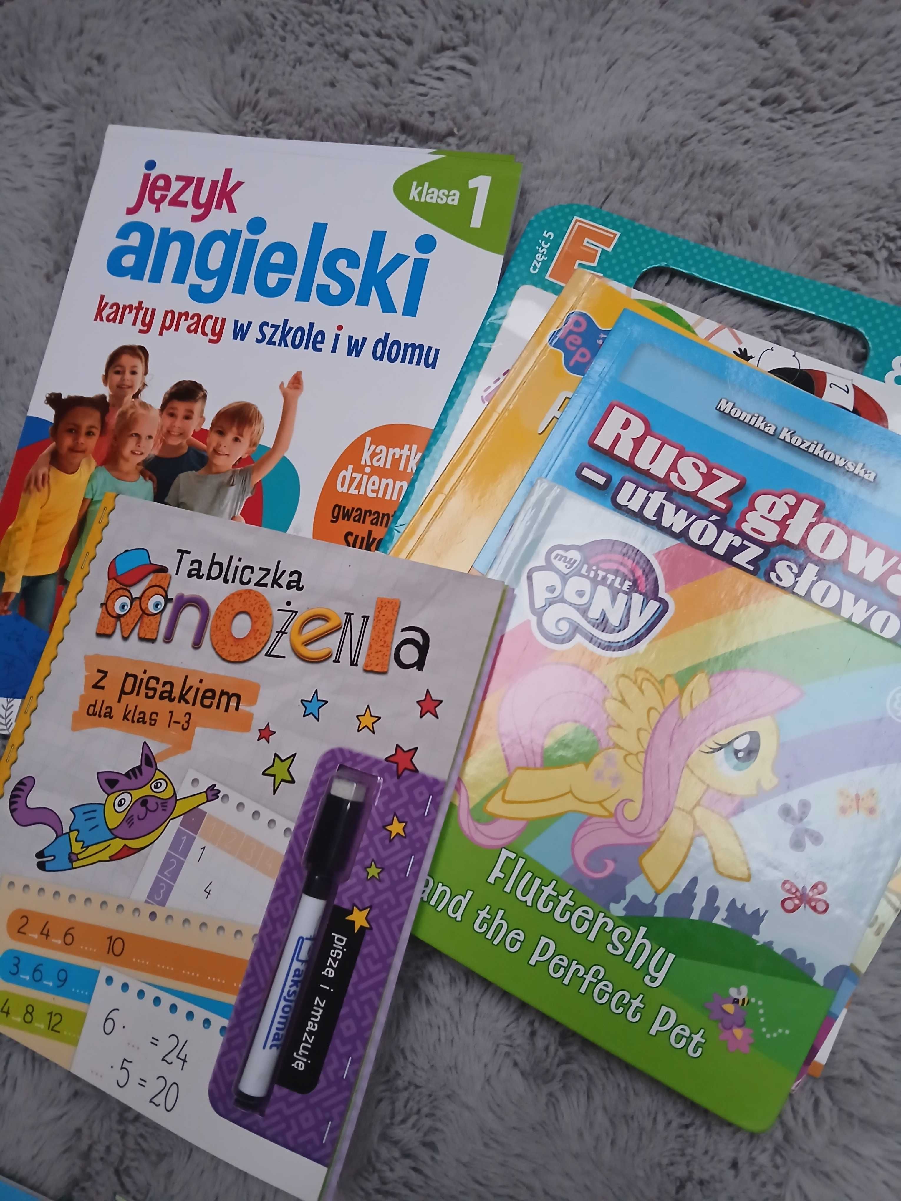 Książeczki do nauki pisania, liczenia czy języka angielskiego od 3 lat