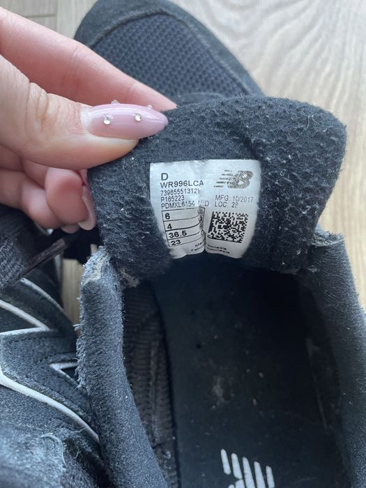 New Balance buty damskie czarnob-białe rozmiar 36,5