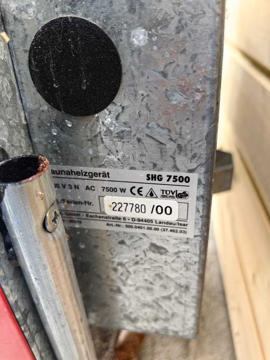 Narożna Sauna FIŃSKA SUCHA Weka Ławki PIEC 7,5Kw  2-6os 4999Euro