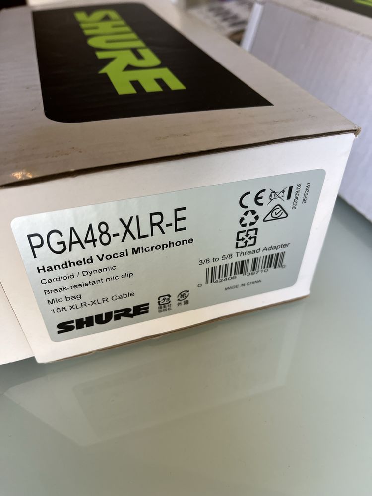 Shure PGA48 microfone de voz