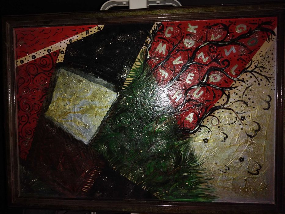 Quadro antigo padrao