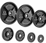 Obciążenie Żeliwne Olimpijskie 50mm Barbell wagi od 25kg do 1,25kg