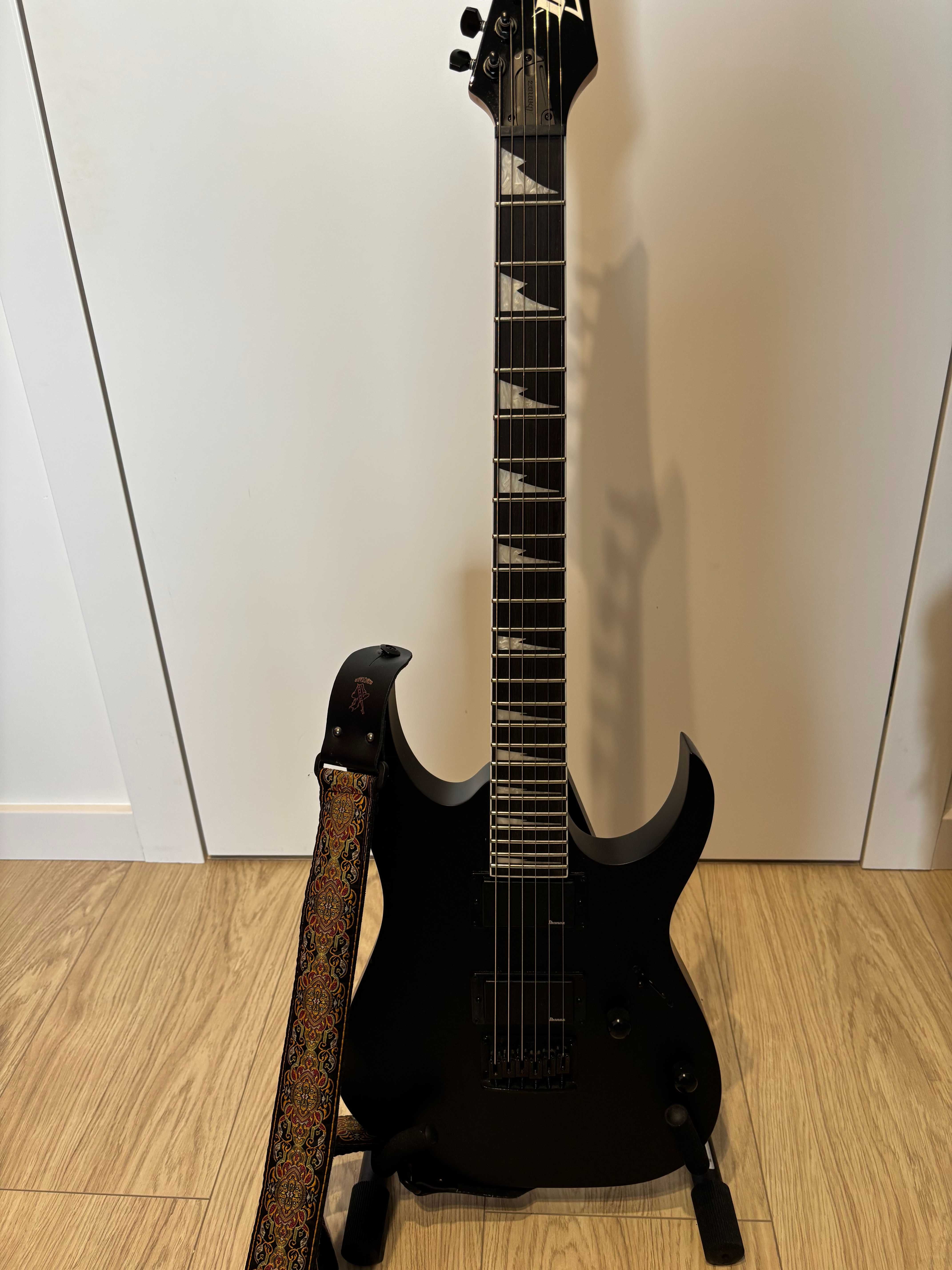 Ibanez GRG121DX-BKF - gitara jak nowa, pasek gratis