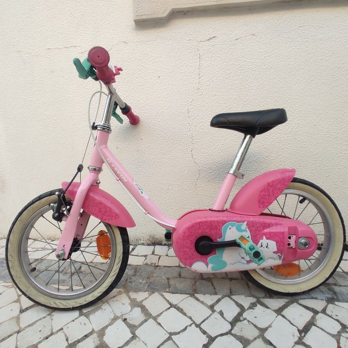 Bicicleta infantil Btwin 500 unicórnio 14"