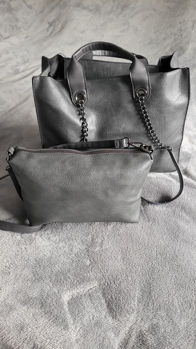 Torebka damska shopper 2w1