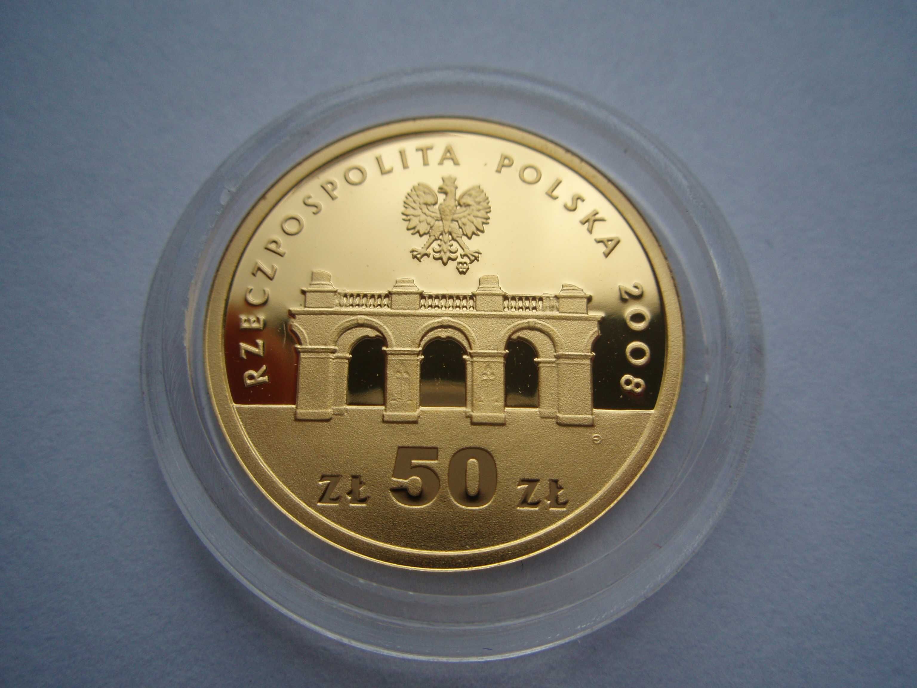 50 złotych 2008 90-ta rocznica odzyskania niepodległości Au