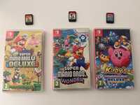 Gry na Switcha: Mario Deluxe, Wonder, Kirby Dreamland