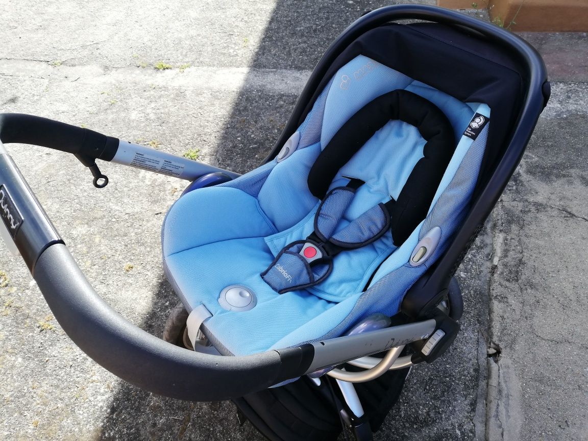 Conjunto de passeio Quinny Buzz, ovo e alcofa rígida