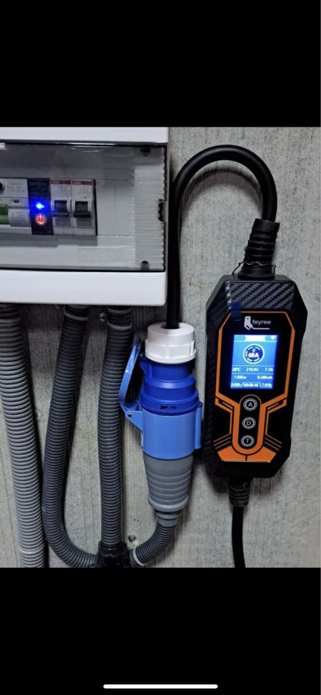 Зарядне WiFi Feyree7.4KW 32A Type1 - 2   (Leaf,Zoe)Зарядний присрій