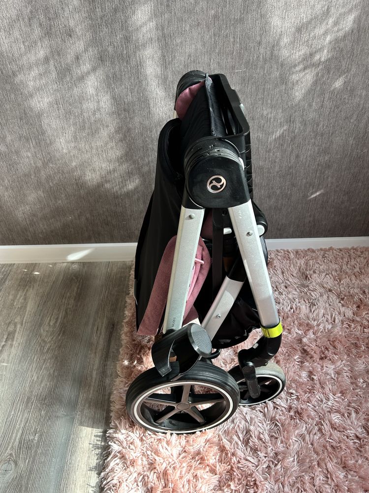 Коляска універсальна 2 в 1 Cybex Balios S Lux SLV Magnolia Pink