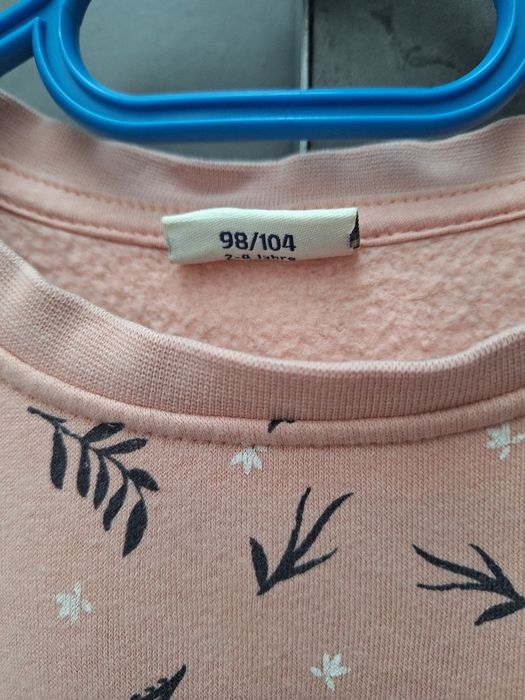 Dresowa sukienka dla dziewczynki 98/104