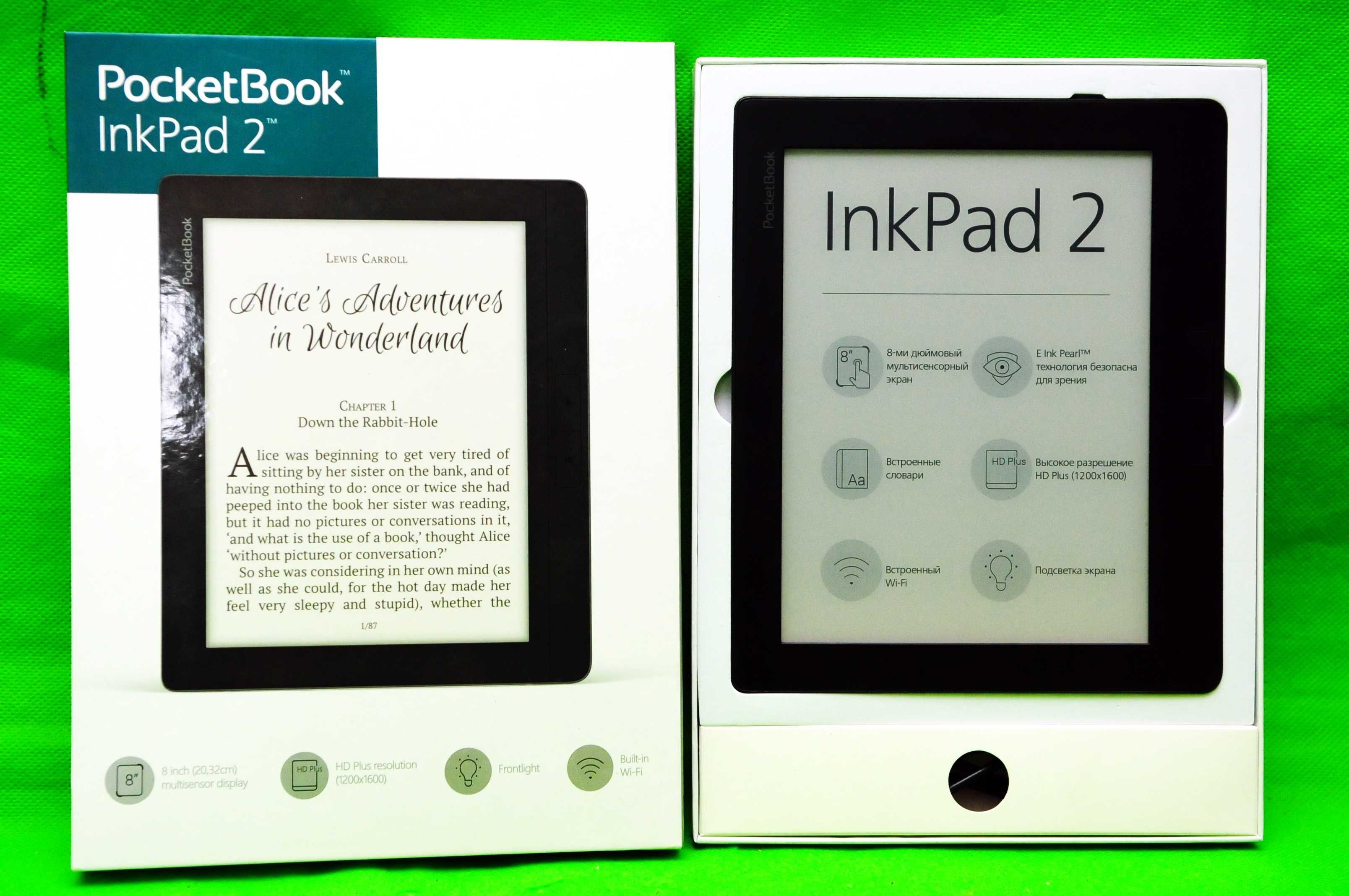 Подсветка Електронна книга 8" PocketBook Inkpad 2 8ГБ Wi-Fi