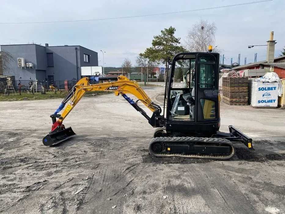Wynajem Wypożyczalnia Mini Koparka Minikoparka Wiertnica 2.8t