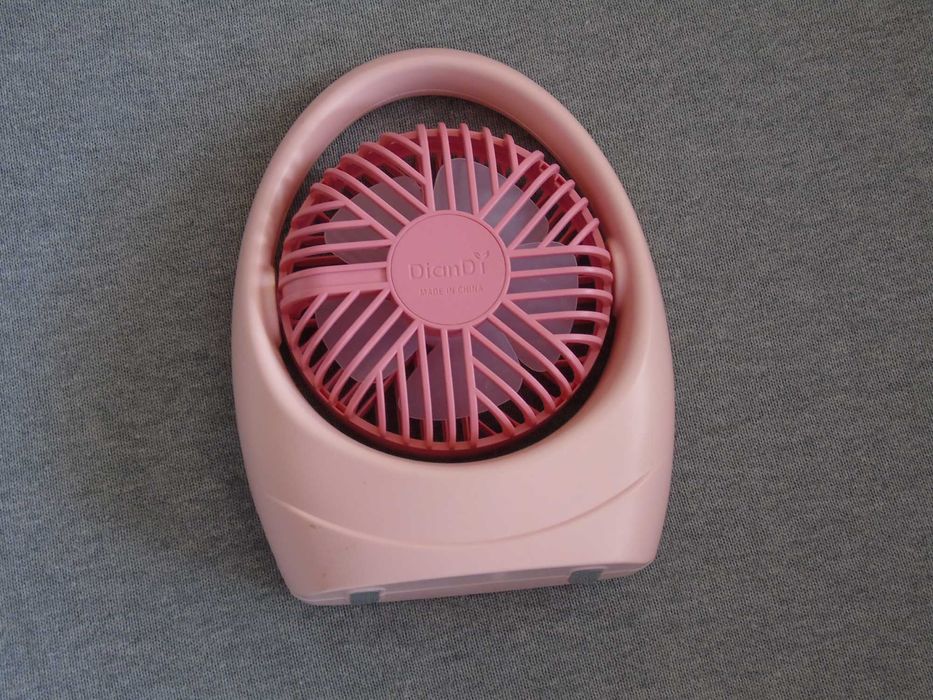 Акумуляторний настільний міні вентилятор USB 2 режими з кутом нахилу
