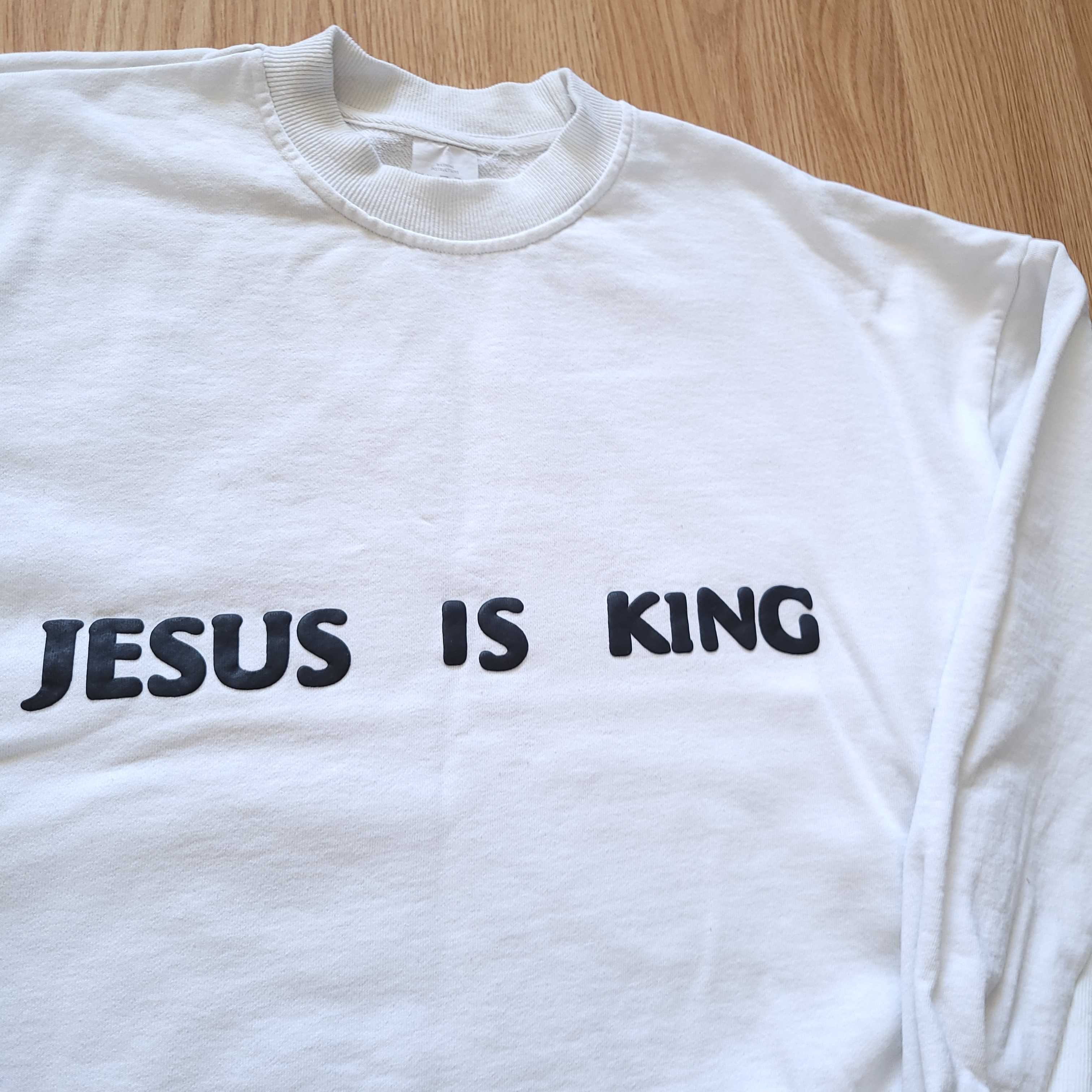 Bluza Jesus is King boxy XL