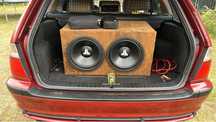 Skrzynia 2xJL Audio 30 cm zamienie za kino domowe soundbar lub kolumny