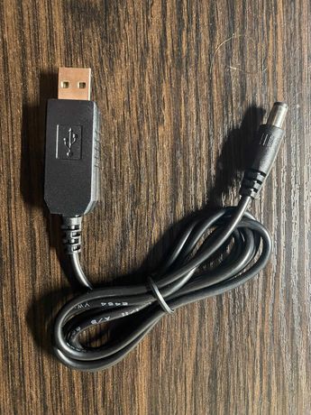 Кабель для роутера USB to DC 5v to 9V/12V