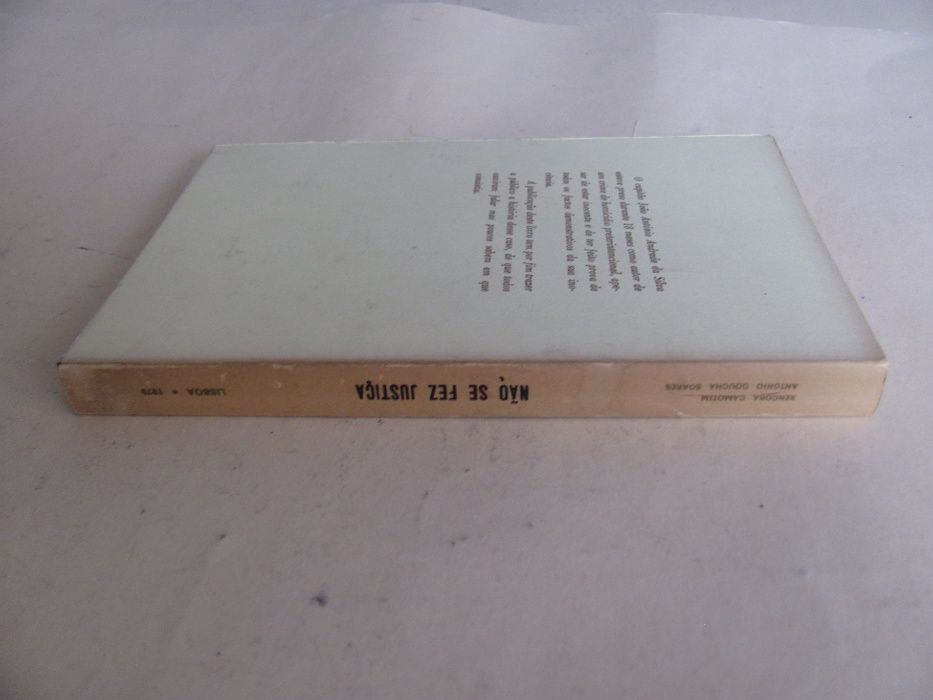 RARO - Não se fez justiça de António Goucha Soares