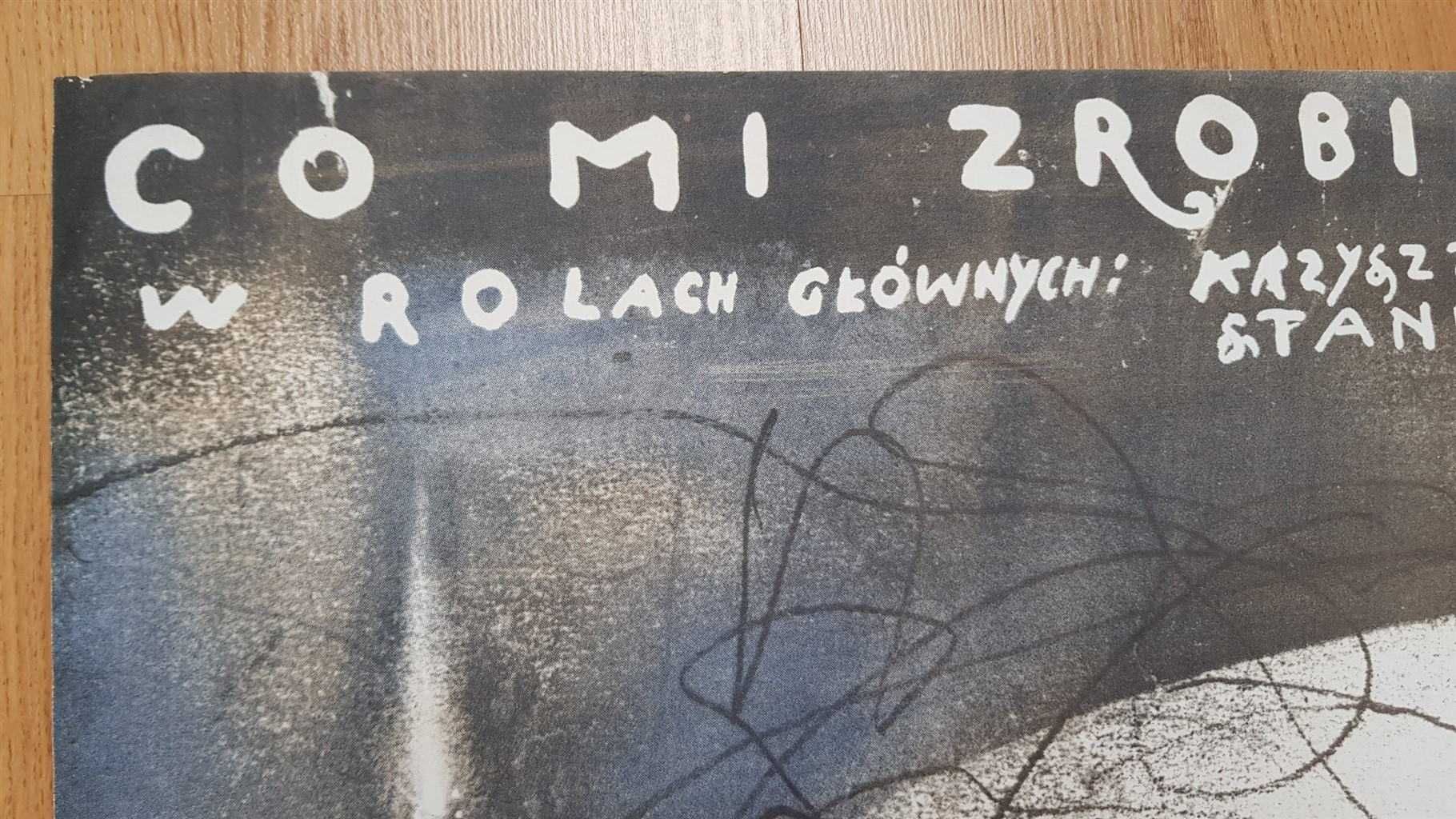 Co mi zrobisz jak mnie złapiesz ORYGINAŁ Plakat filmowy 1978, Bareja