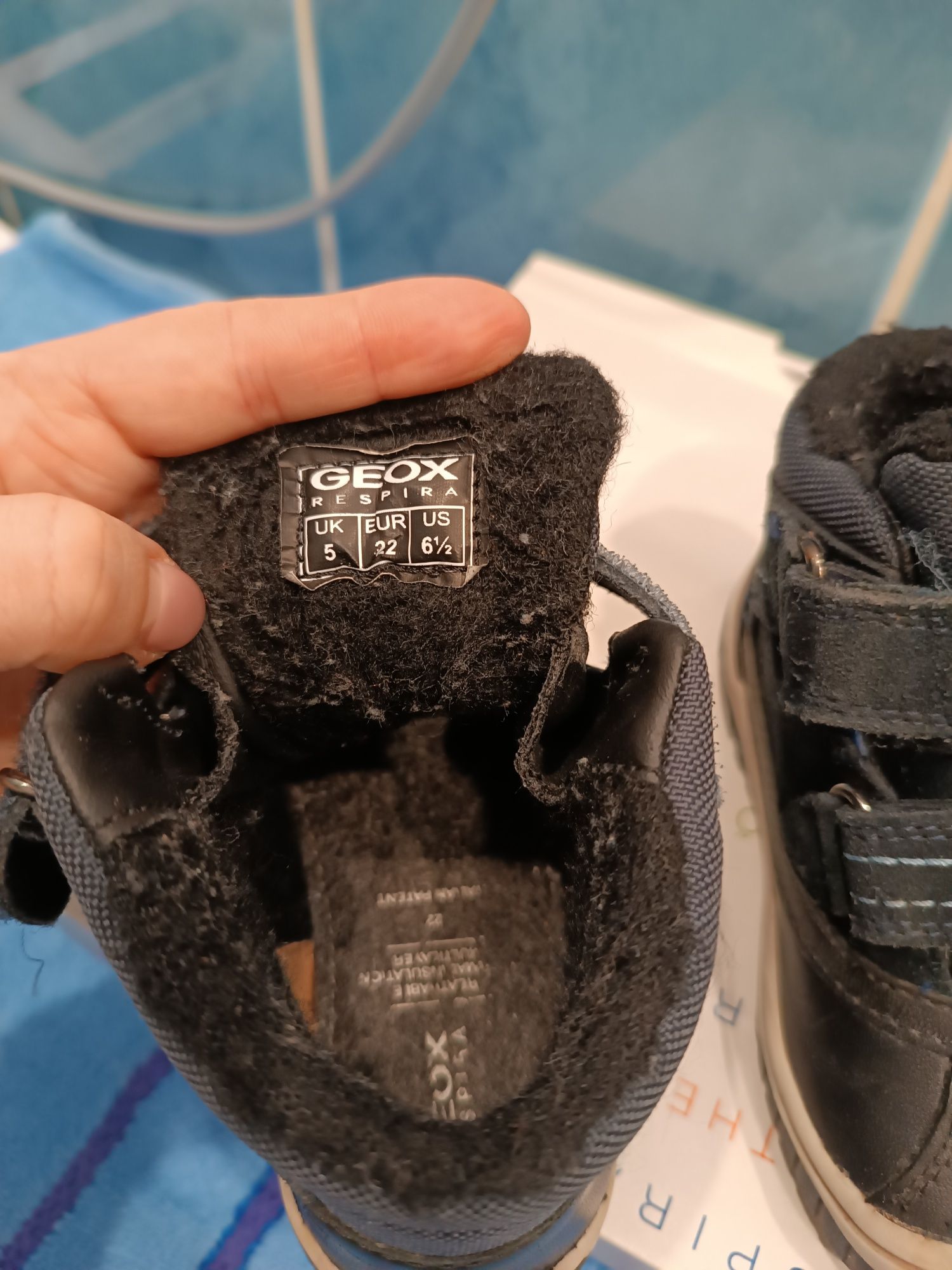 Buty zimowe Geox chłopięce